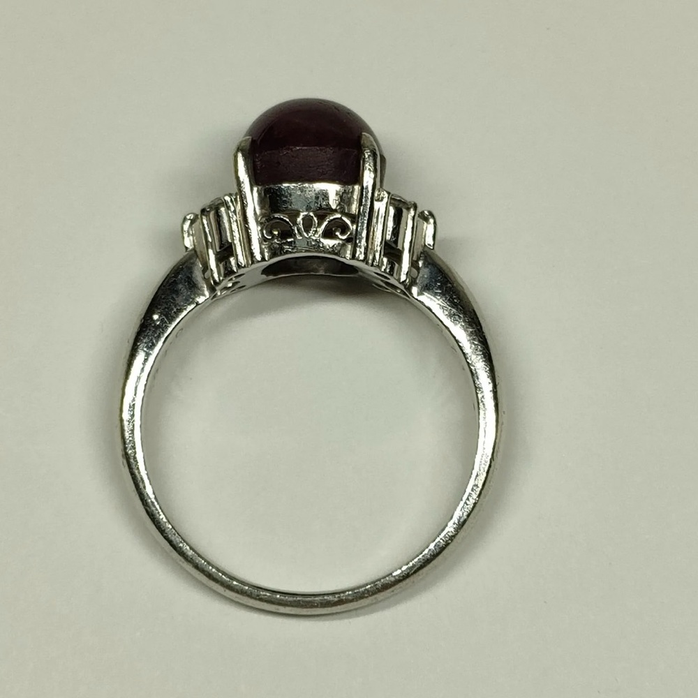Jewelry Ring   Starsapphire 5.71ct Platinum 3713523 - Picture 6 of 10